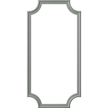 Ekena Millwork 24-in. W x 48-in. H Claremont Panel Moulding Kit Single Panel PMLKCL24X48A